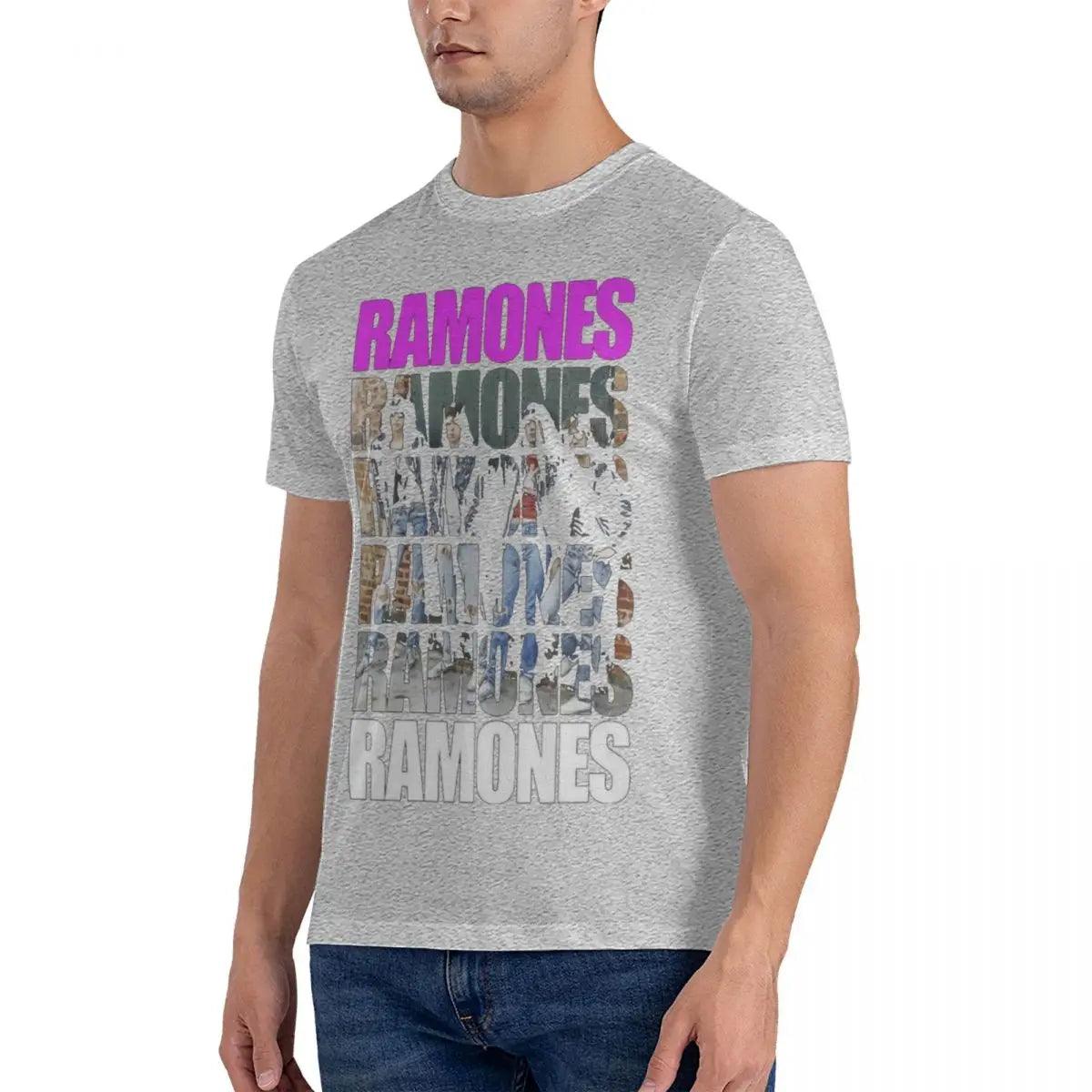 Ramones Graphic T-Shirt Punk Rock Unisex Men T Shirt New Fashion Print Slim Fit T Shirt O Neck Top Quality COTTON Tops Tees - Premium t-shirt from Lizard Vigilante - Just $23.99! Shop now at Lizard Vigilante