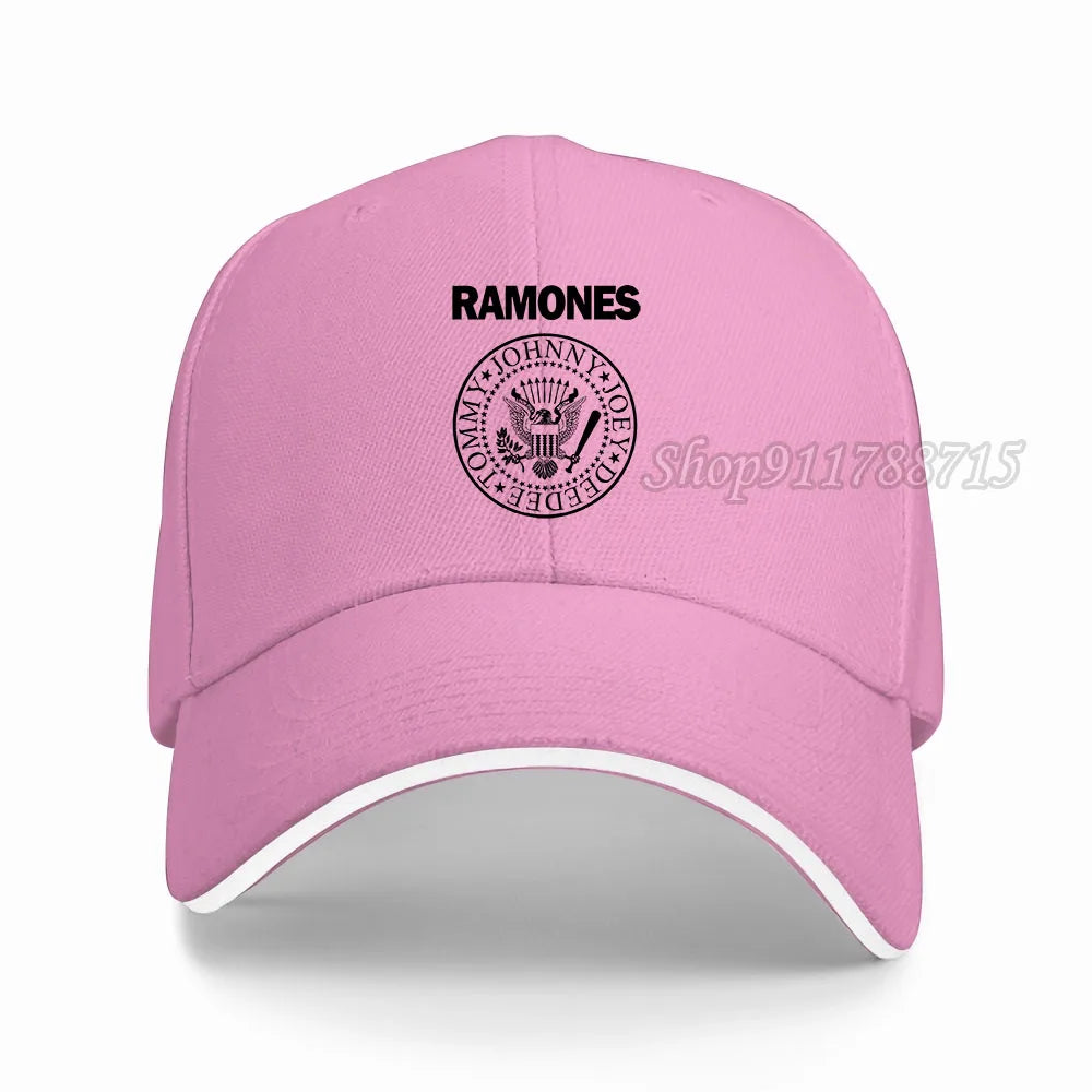 Ramone Seal Graphic Baseball Cap – Punk Rock Forest Hills Album Hat for Men and Women