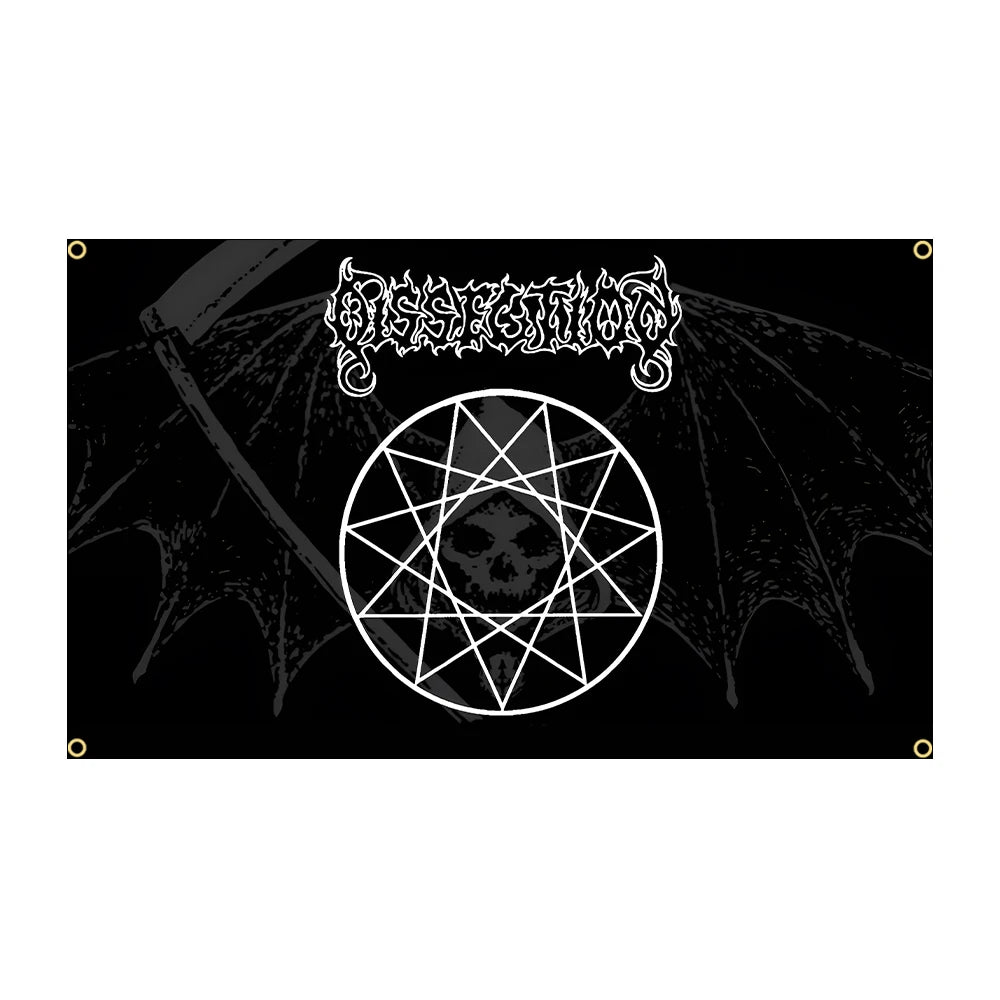 Dissection Heavy Metal Flag – 3x5 Ft Death/Black Metal Polyester Band Banner for Decoration - Premium flag from Lizard Vigilante - Just $19.99! Shop now at Lizard Vigilante