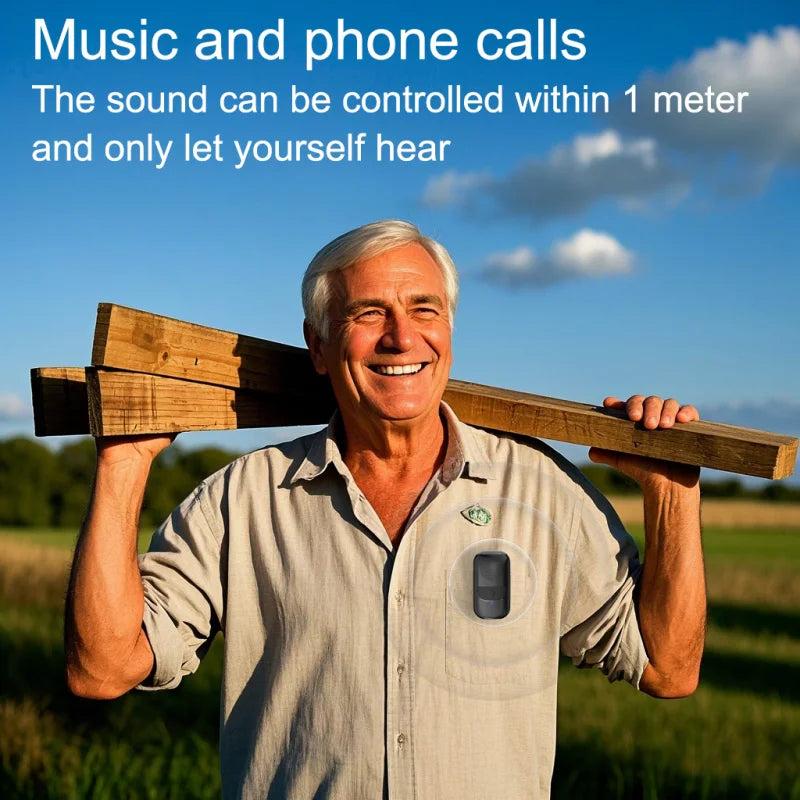 Portable Wearable Backpack Clip-on Bluetooth Wireless Speaker Built-in Microphone Free Music for Outdoors Sports Mini Speakers