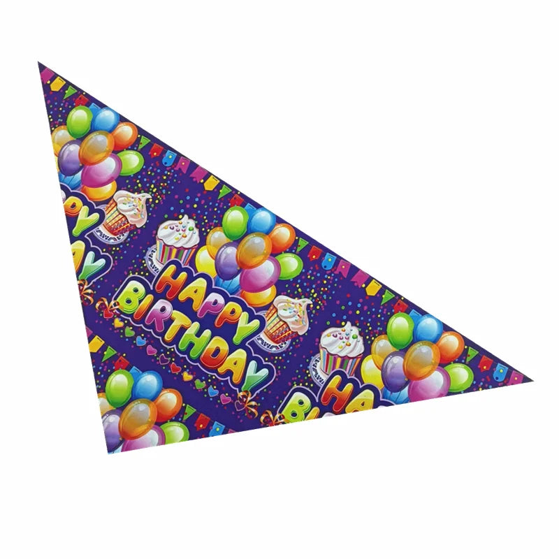 Dog Birthday Boy&Girl Bandana Pet Happy Birthday Party Supplies Triangle Bibs Scarf Accessories For Doggy Large Dog