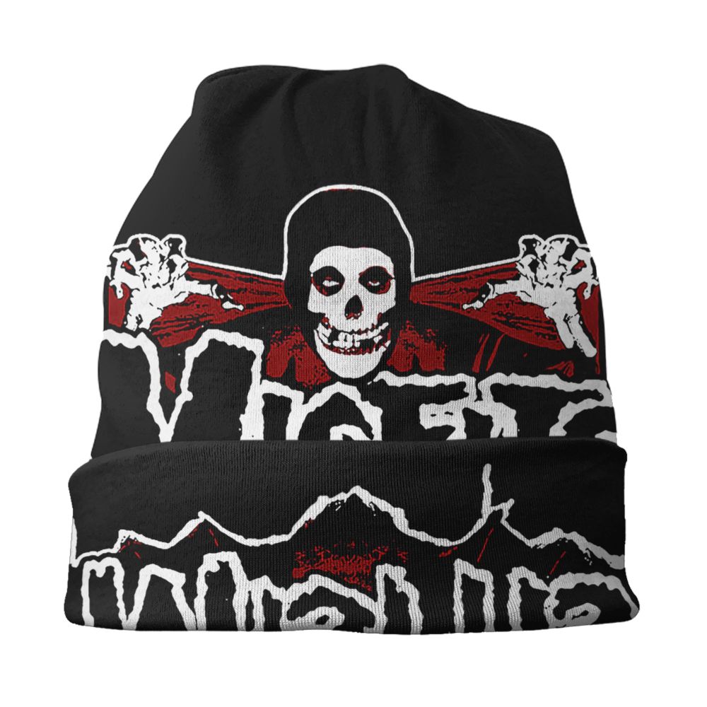 Misfits Horror Punk Rock Knit Beanie – Unisex Winter Skull Cap for Men & Women - Premium beanie from dsers - Just $19.99! Shop now at Lizard Vigilante