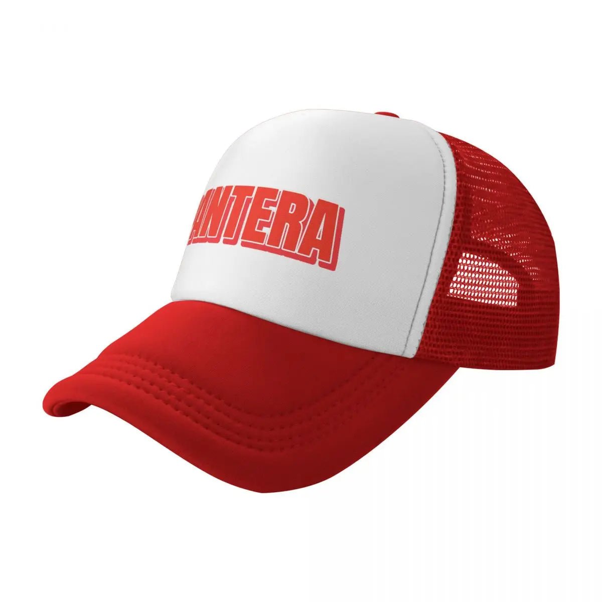 Pantera Rock Music Band Mesh Baseball Cap Men Women Hip-Hop Sun Hat Heavy Metal Hat Breathable Snapback Cap Summer Trucker Hats - Lizard Vigilante