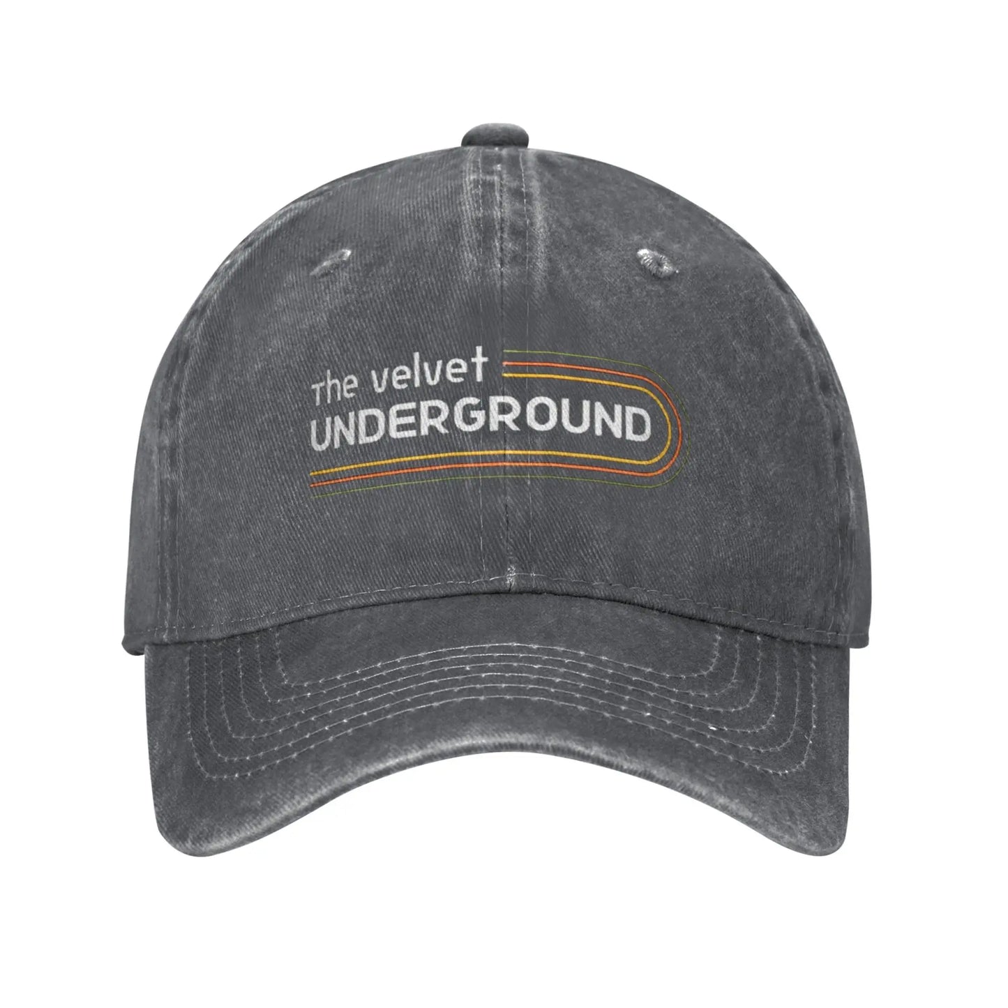 The Velvet Underground Vintage Rock Baseball Cap – Distressed Cotton Snapback Hat for Men and Women