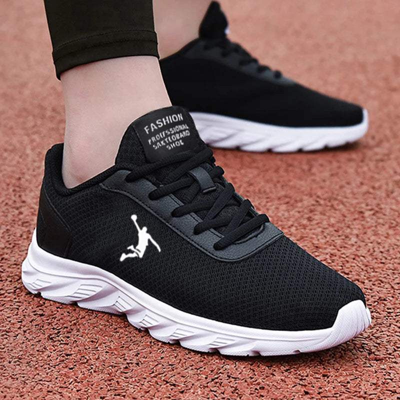 Ultimate Comfort Men's Breathable Basketball Logo Sneakers - Premium shoes from Lizard Vigilante - Just $43.88! Shop now at Lizard Vigilante