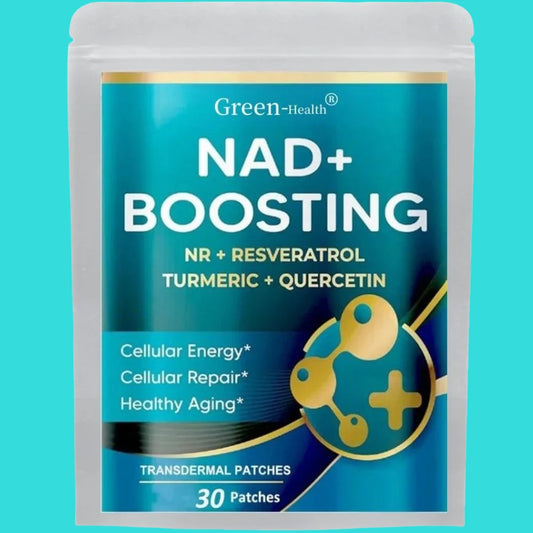 NAD+ Boosting Transdermal Patches with NR, Resveratrol, Turmeric & Quercetin – Cellular Repair & Healthy Aging, 30 Patches - Premium supplements from Lizard Vigilante - Just $19.99! Shop now at Lizard Vigilante