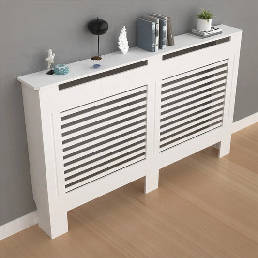 Super Tall 100CM Radiator Cover Strong Grill Shelf Cabinet MDF Cupboard Modern Vertical/Horizontal Style - Premium Radiator cover from Lizard Vigilante - Just $110.99! Shop now at Lizard Vigilante