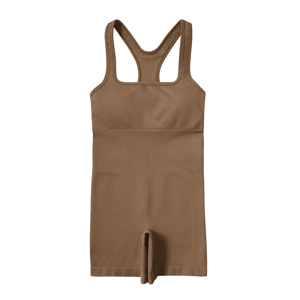 Seamless Bodysuiyts for Women  Contracted Tummy Control Rompers Sexy Sleeveless Backless  Yoga Sets Jumpsuits Women's Clothings - Premium  from Lizard Vigilante - Just $14.99! Shop now at Lizard Vigilante