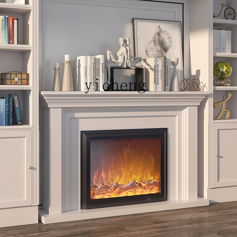 Fireplace Decoration Cabinet | Imitation Marble Heater | Electric Fireplace Core for Household Use | Stylish and Functional Home Decor - Premium fireplace from Lizard Vigilante - Just $1571.99! Shop now at Lizard Vigilante