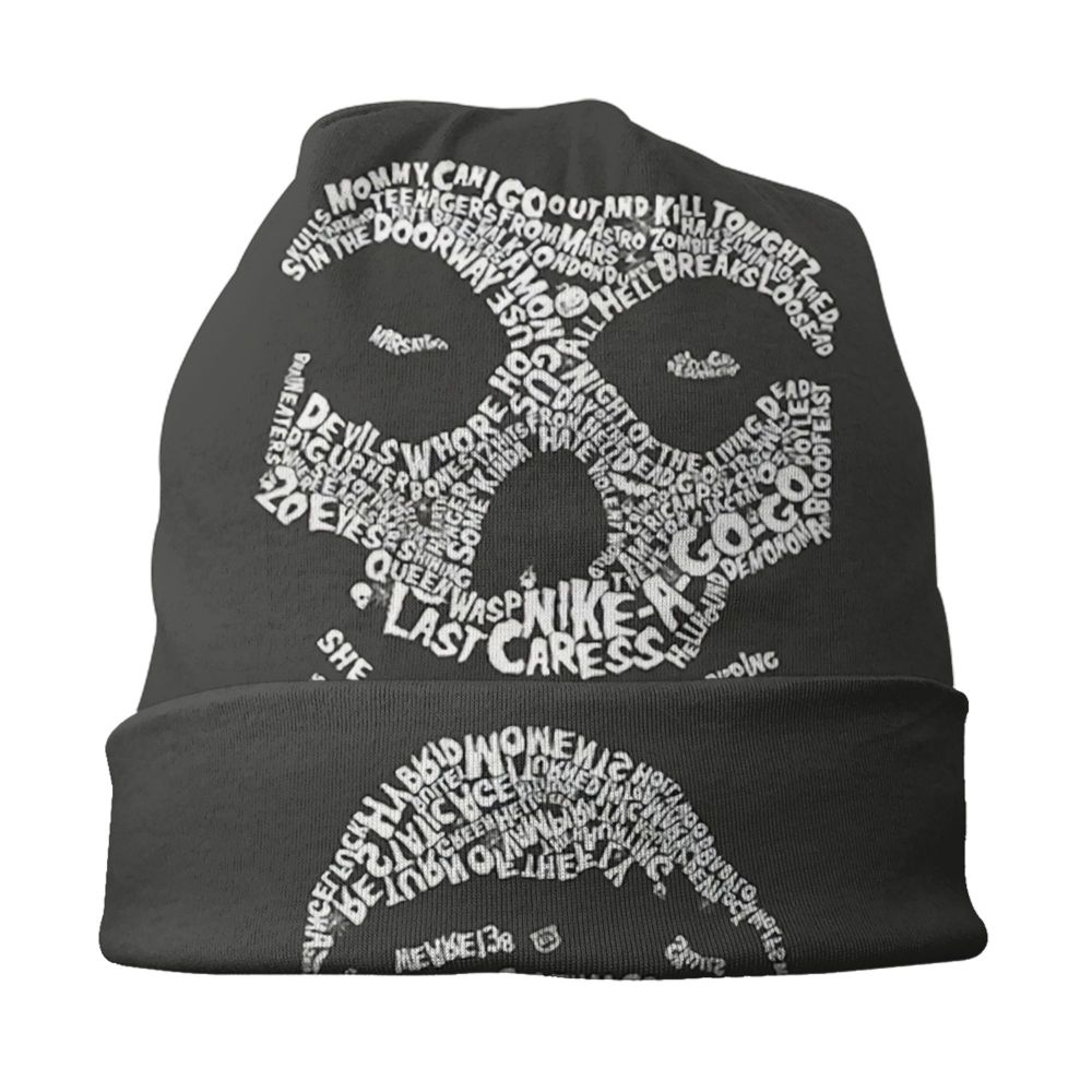 Misfits Horror Punk Rock Knit Beanie – Unisex Winter Skull Cap for Men & Women - Premium beanie from dsers - Just $19.99! Shop now at Lizard Vigilante