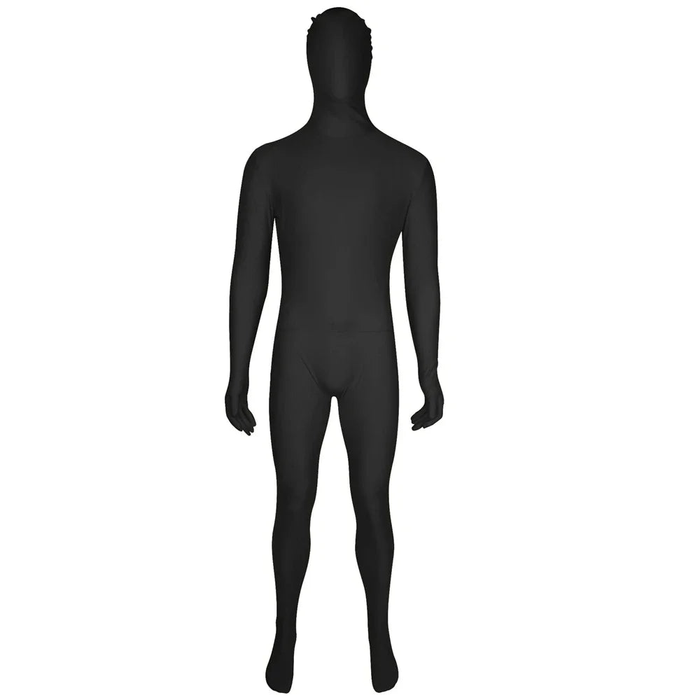 Zentai Cosplay Costume – Black Spandex Full Body Suit for Men and Women | Halloween Carnival Fancy Dress, Anime-Inspired - Premium Cosplay Costumes from Lizard Vigilante - Just $37.95! Shop now at Lizard Vigilante