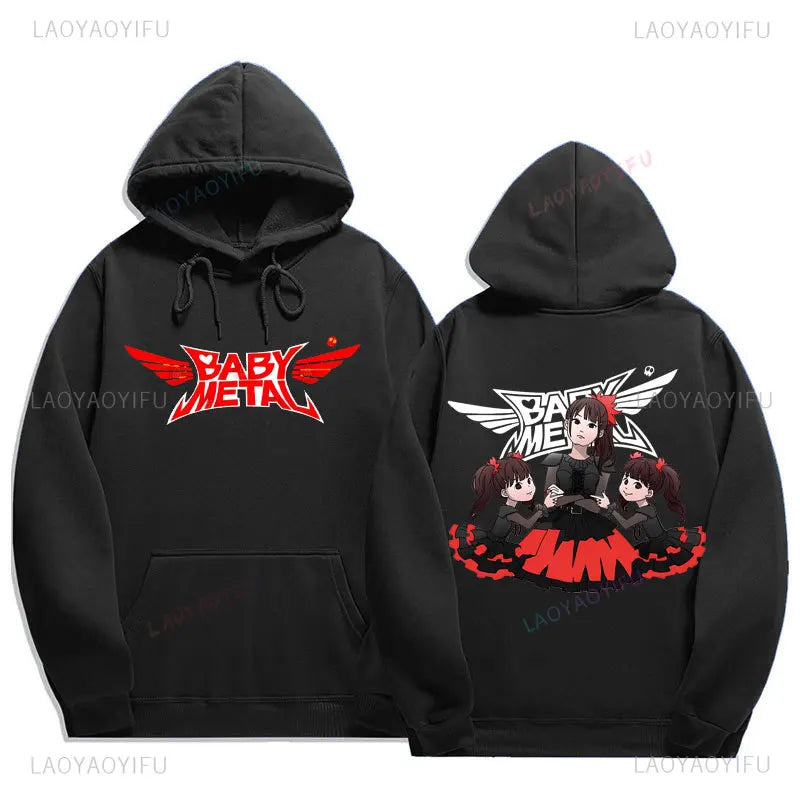 Babymetal Metal Galaxy Death Metal Band Sweatshirt - Unisex Hoodies for Autumn & Winter - Premium Long-sleeve hoodie from Lizard Vigilante - Just $43.88! Shop now at Lizard Vigilante