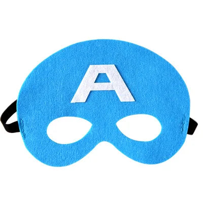 Superhero Kids Cosplay Masks 28-Piece Set — Party Favor Costume Accessories For Boys And Girls