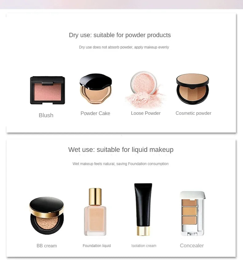 Makeup Blender Cosmetic Puff Makeup Sponge Cushion Foundation Powder Sponge Beauty Tool Women Make Up Accessories