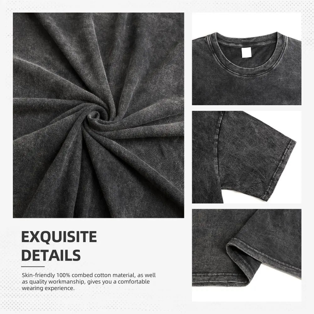 Acid Bath “When The Kite String Pops” Vintage Washed Tee — Oversized Streetwear For Men Who Own The Night - Premium tee from dseers - Just $50.99! Shop now at Lizard Vigilante