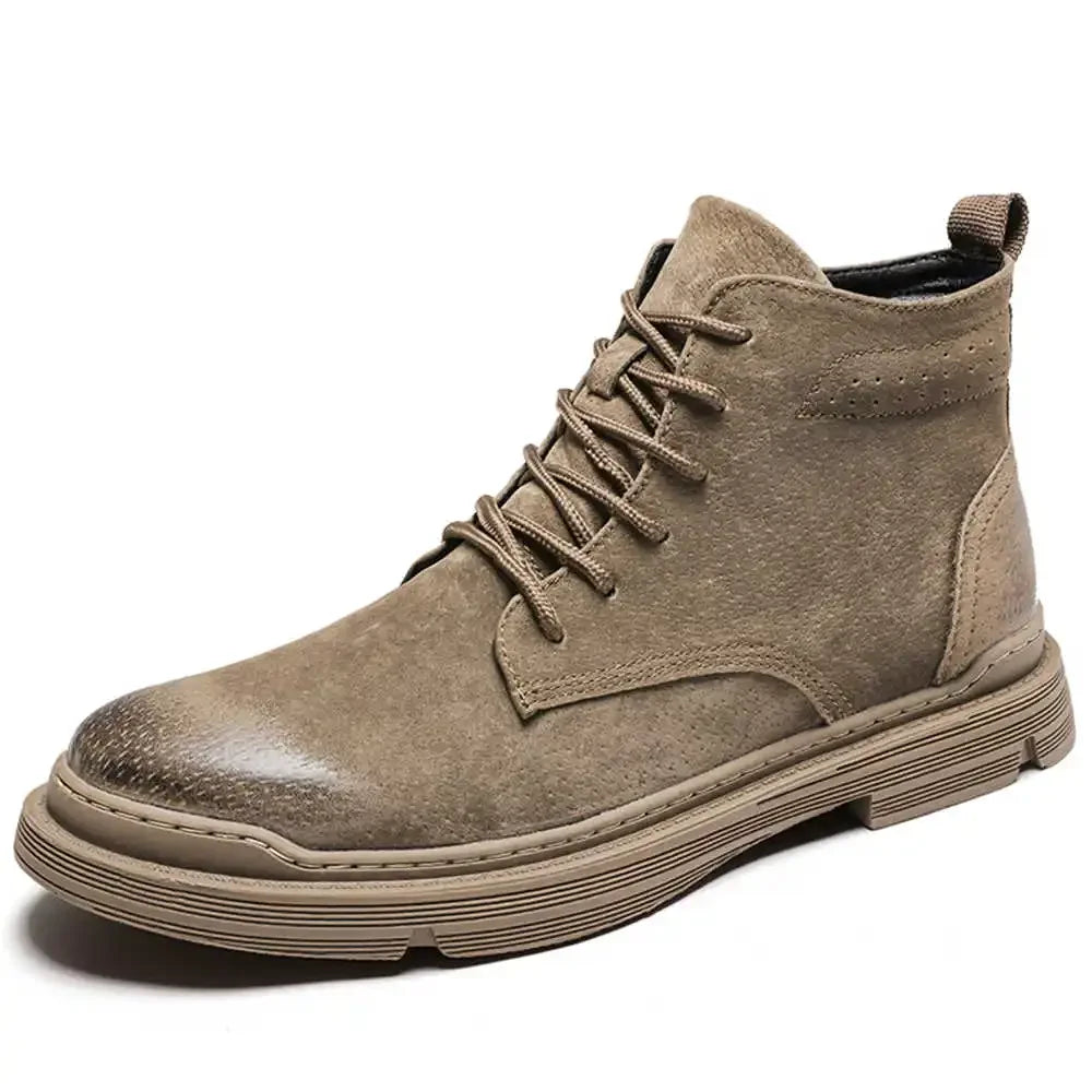 Men’s Chunky Barrel Sports Sneakers – Trendy Casual Trainers for Everyday and Outdoor Adventures - Premium boots from Lizard Vigilante - Just $44.88! Shop now at Lizard Vigilante