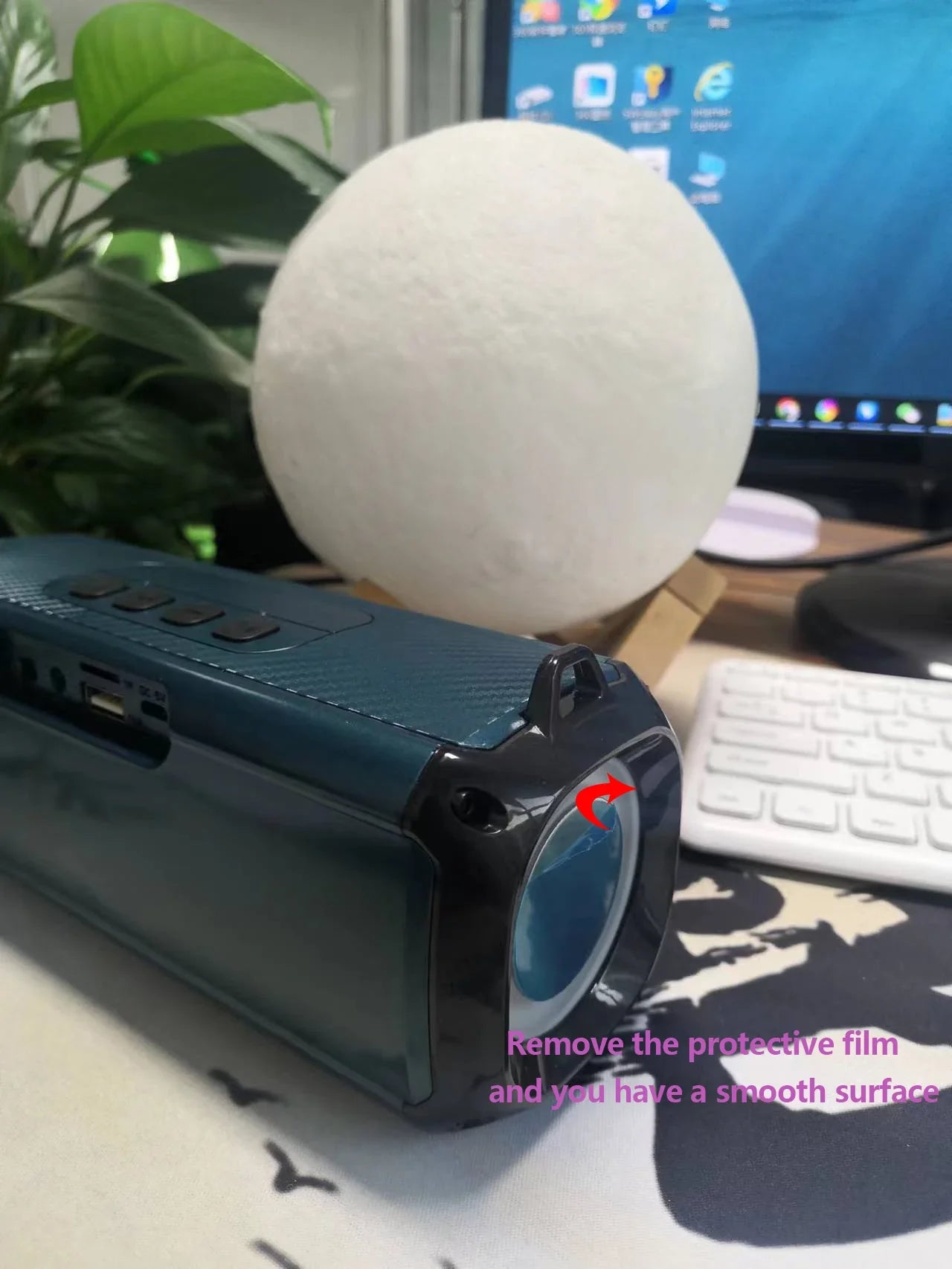 Portable Bluetooth Speaker with Hi Res Audio Extended Bass and Treble Wireless HiFi High Quality Super Volume Speakers