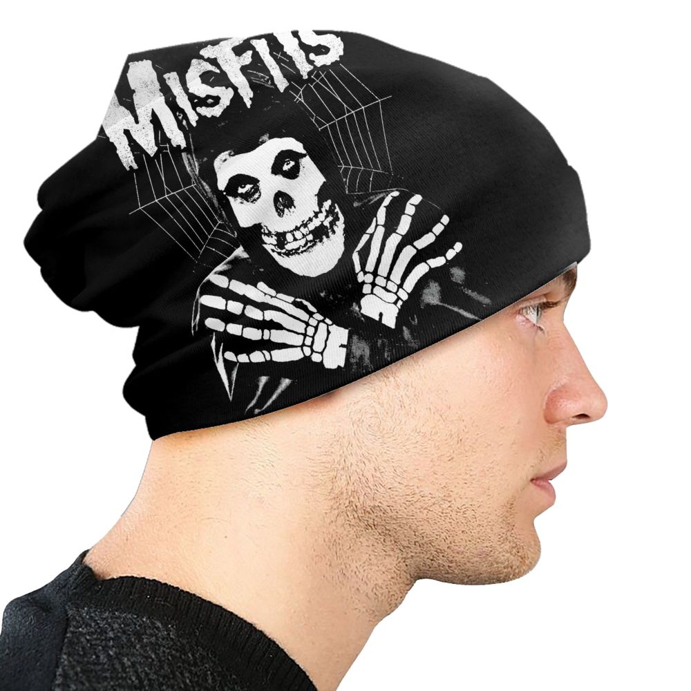 Misfits Horror Punk Rock Knit Beanie – Unisex Winter Skull Cap for Men & Women - Premium beanie from dsers - Just $19.99! Shop now at Lizard Vigilante