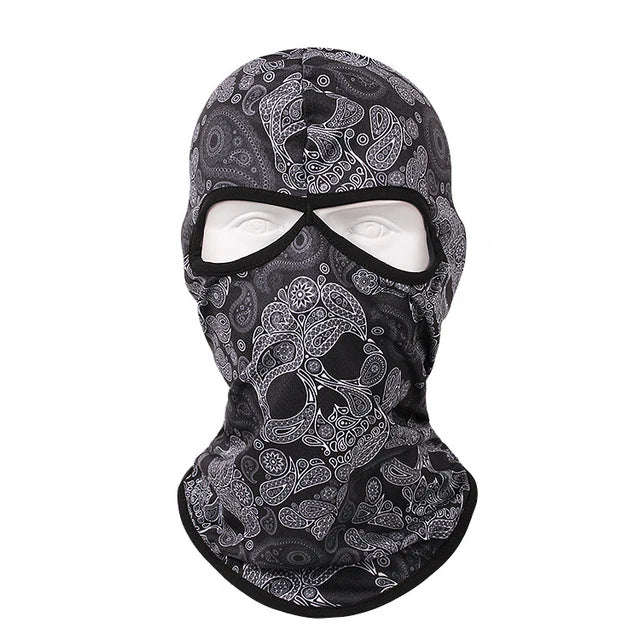 Skull Full Tactical Balaclava Face Cover Hat Motorcycle Mask Skiing Cap Cycling Hunting Head Neck Gaiter Men Bike Helmet Liner - Premium mask from Lizard Vigilante - Just $17.99! Shop now at Lizard Vigilante