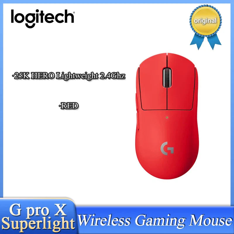 Logitech G PRO X Superlight Wireless Gaming Mouse 16K DPI Sensor Pink Wireless Gaming Mouse 25K HERO Mechanical Gaming Mouse