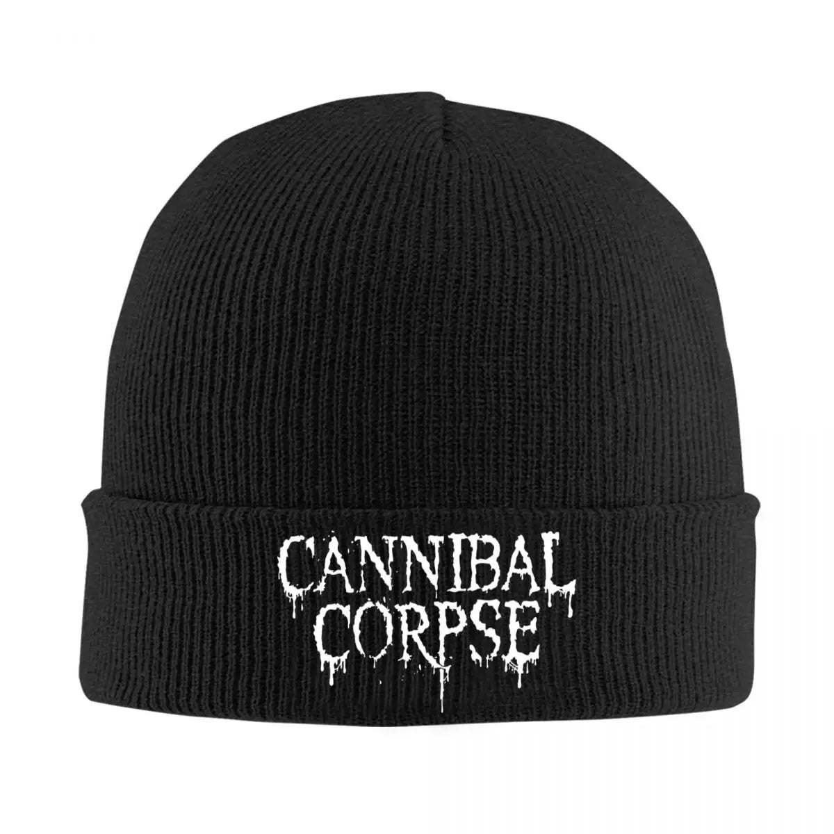 Cannibal Corpse Logo Knit Beanie Hat - Warm Hip Hop Winter Skull Cap for Men & Women - Premium beanie from Lizard Vigilante - Just $21.08! Shop now at Lizard Vigilante