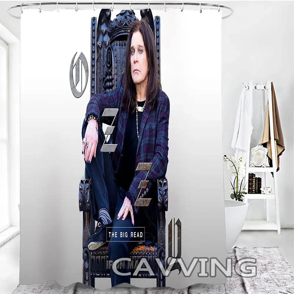 Headbang in the Bathroom: Ozzy Osbourne 3D Shower Curtain Set - Premium shower curtain from Lizard Vigilante - Just $34.99! Shop now at Lizard Vigilante