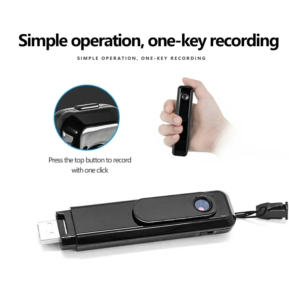 1080P HD Portable Mini Body Camera | Handheld DV with Back Clip, Voice & Video Recorder, U Disk Surveillance Camcorder - Premium camera from Lizard Vigilante - Just $28.99! Shop now at Lizard Vigilante