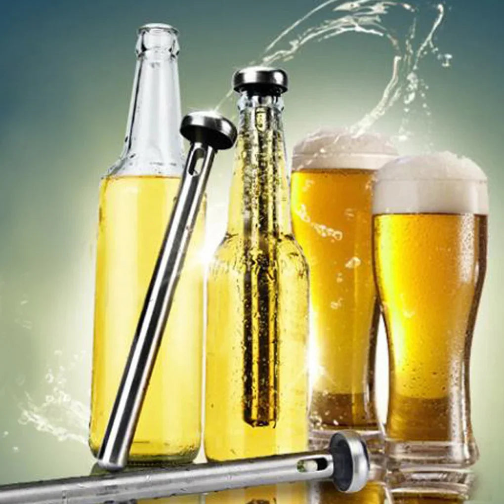 Stainless Steel Beer Chiller Stick – Instant Beverage Cooler Rod, Quick-Freeze Whiskey and Beer Cooling Tool for Parties & Bars - Premium chill stick from Lizard Vigilante - Just $22.88! Shop now at Lizard Vigilante