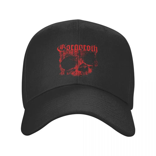 Gorgoroth Black Metal Band Trucker Cap - Unisex Adjustable Fishing Hat - Premium hat from Lizard Vigilante - Just $23.88! Shop now at Lizard Vigilante