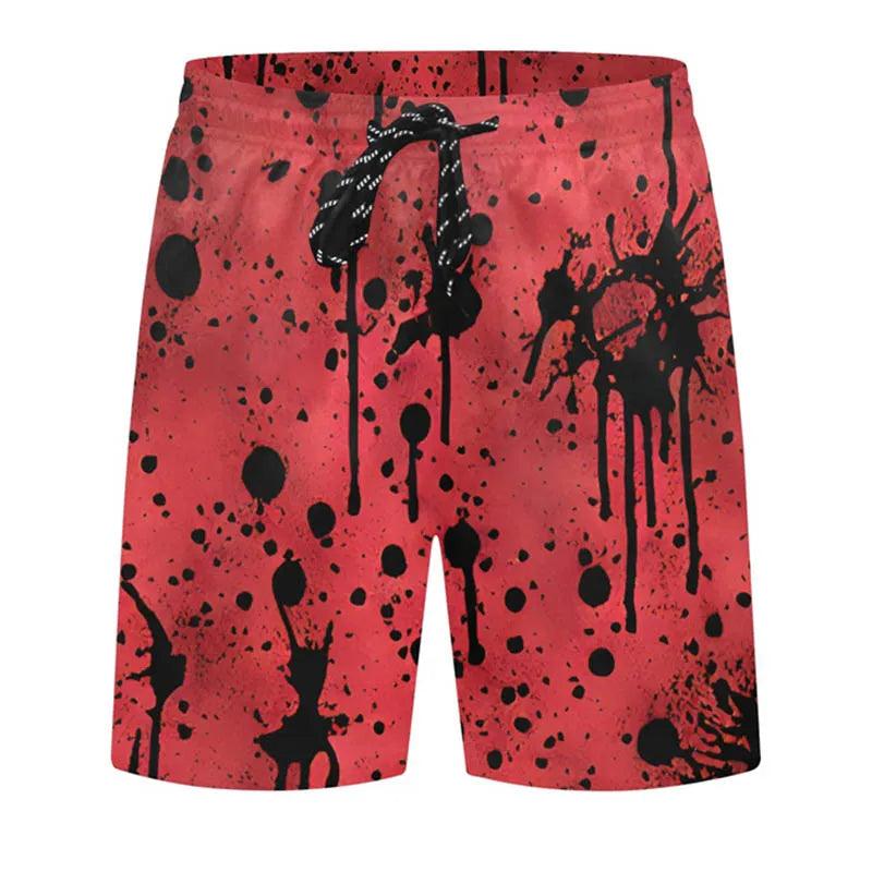 Skull Flowers 3D Printed Casual Shorts Summer Unisex Street Gothic Cool Sports Shorts Skateboarding Short Pants Man Unisex - Lizard Vigilante