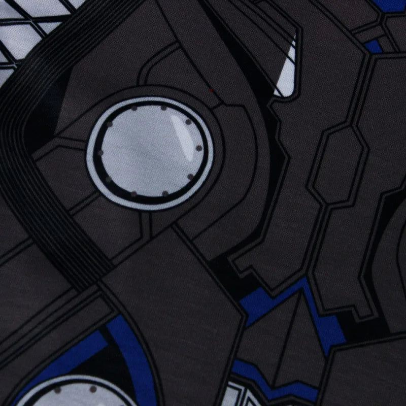 Avengers Superhero Pajama Set — Boys Long Sleeve Spider-Man & Iron Man Nightwear Cosplay Costume