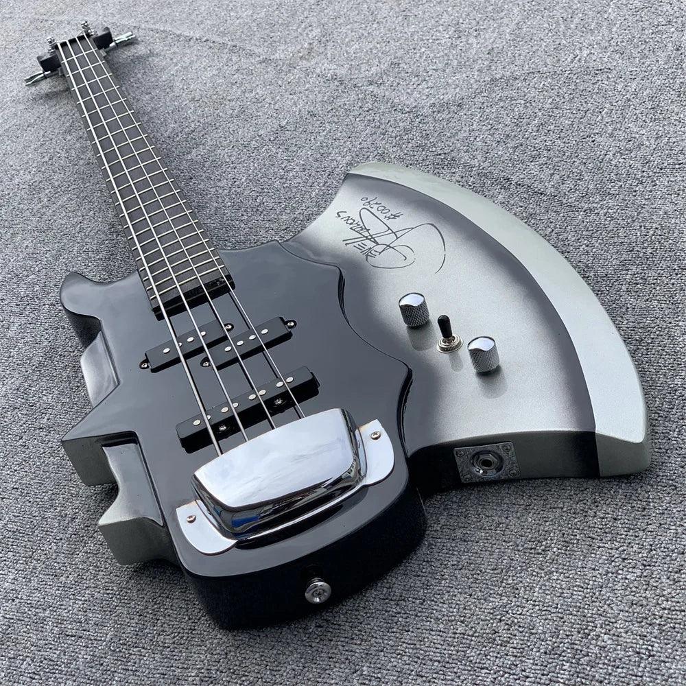 KISS Forestwind Gene Simmons Signature 4-String AXE Electric Bass Guitar | Premium Quality Musical Instrument - Premium bass guitar from Lizard Vigilante - Just $479.99! Shop now at Lizard Vigilante