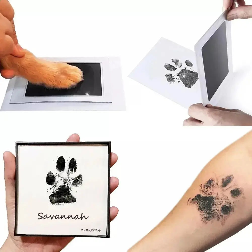 Capture Your Pet's Pawprints Forever: Mess-Free Inkless Kit - Premium dog supplies from Lizard Vigilante - Just $14.99! Shop now at Lizard Vigilante