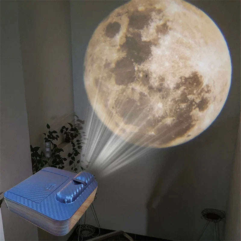 Galaxy Projection Lamp Novelty Aurora Background Moon Atmosphere Night Light Earth Projector Photography Lamp for Christmas Gift - Premium projector lamp from Lizard Vigilante - Just $27.99! Shop now at Lizard Vigilante