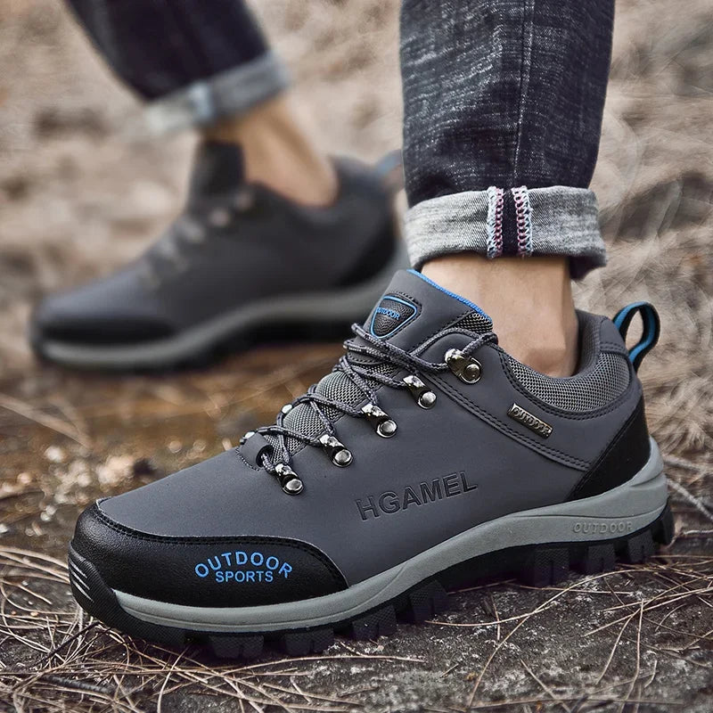 Outdoor Men Treking Shoes Breathable Climbing Hiking Sneakers Men Trainers Comfortable Walking Casual Shoes Men Camping Shoes - Premium  from Lizard Vigilante - Just $30.99! Shop now at Lizard Vigilante