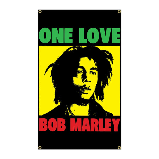 Jamaica Bob Marley Reggae Flag – 90x150cm Yellow Mood Polyester Banner for Home & Outdoor Decoration - Premium flag from Lizard Vigilante - Just $16.99! Shop now at Lizard Vigilante