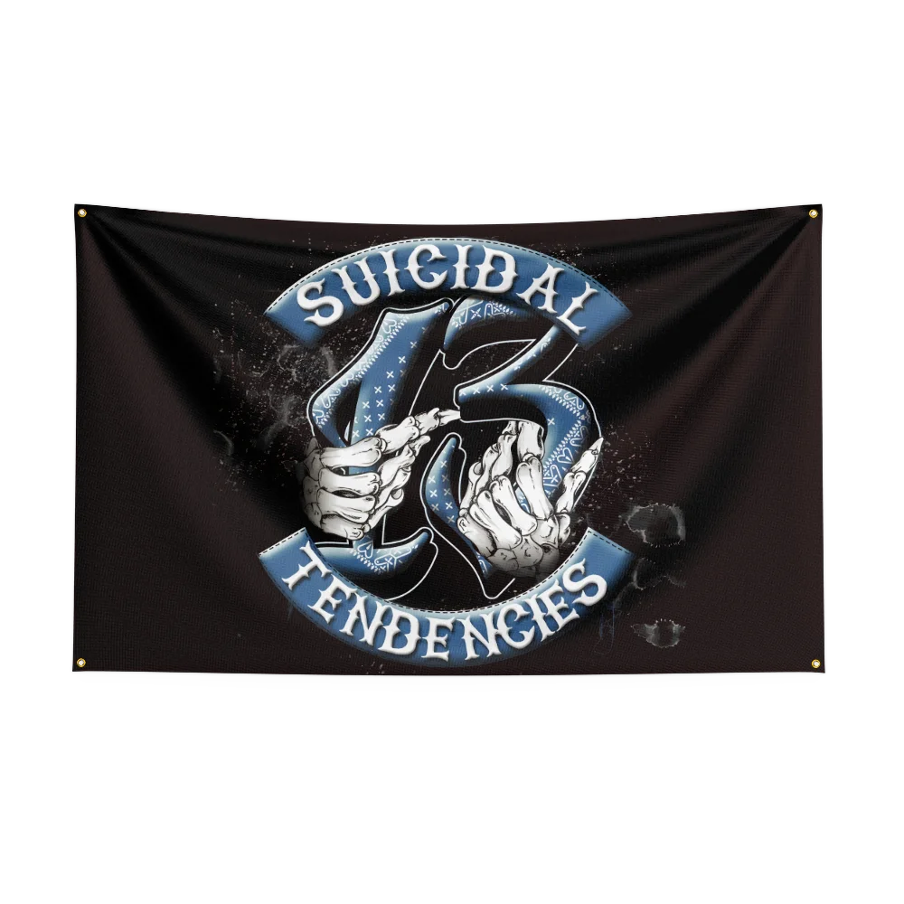 Suicidal Tendencies Thrash Metal Punk Rock Band Flag - 3x5FT Polyester Printed Banner for Bedroom & Outdoor Decoration - Premium banner from Lizard Vigilante - Just $17.99! Shop now at Lizard Vigilante