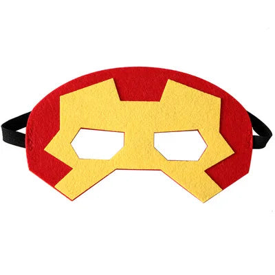 Superhero Kids Cosplay Masks 28-Piece Set — Party Favor Costume Accessories For Boys And Girls