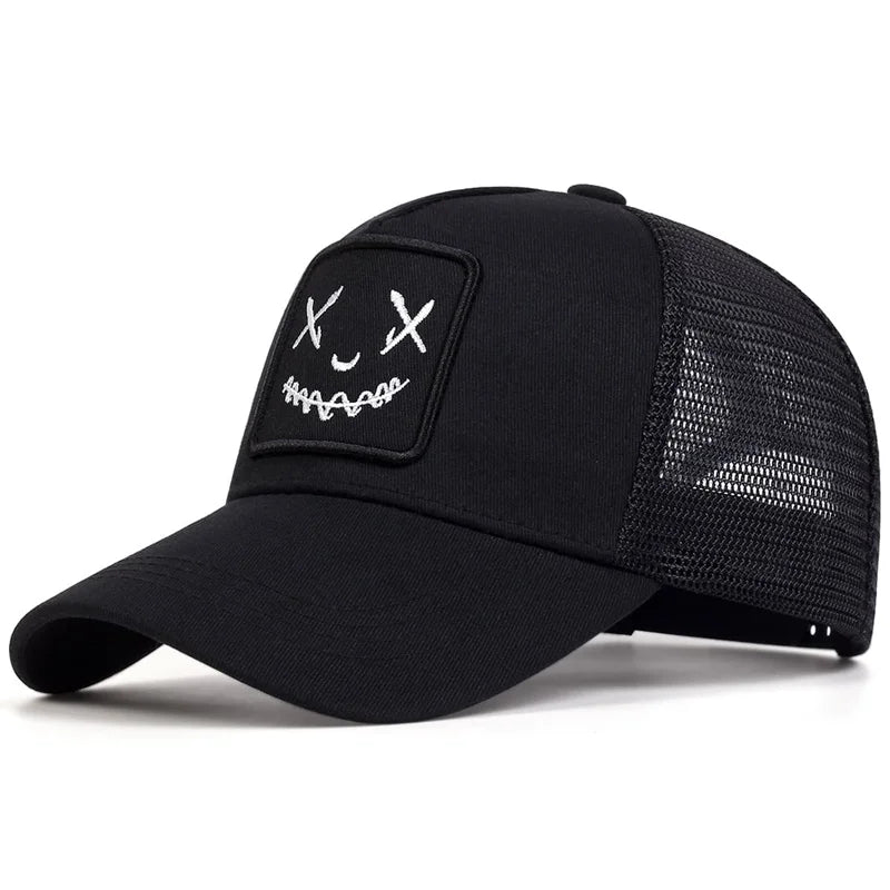 Unisex XX Embroidery Mesh Baseball Cap – Adjustable Sunscreen Hat for Casual Outdoor Travel - Premium hat from Lizard Vigilante - Just $25.99! Shop now at Lizard Vigilante