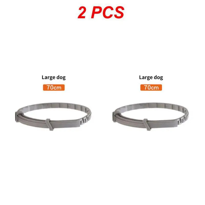 Dog Anti Flea And Ticks Cats 2/1PCS Collar Pet 8 Month Protection Retractable Pet Collars Suitable For Puppy Cat Dog Accessories - Premium flea collar from Lizard Vigilante - Just $12.99! Shop now at Lizard Vigilante