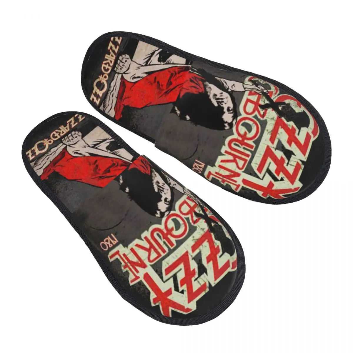 Custom Ozzy Osbourne British Rock Heavy Metal Singer Comfy Scuff With Memory Foam Slippers Women Spa House Shoes - Premium  from Lizard Vigilante - Just $17.99! Shop now at Lizard Vigilante