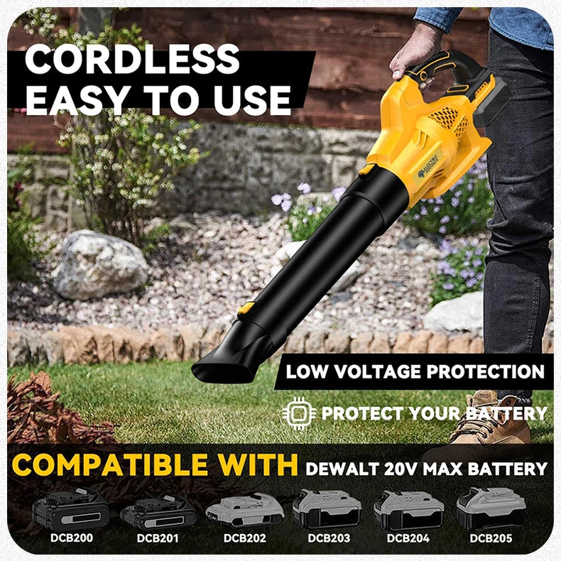 Electric Goddess EG-32000R — Cordless 6-Gear Air Blower Beast | 20V Compatible Superpower for Snow, Leaves, Dust & Chaos