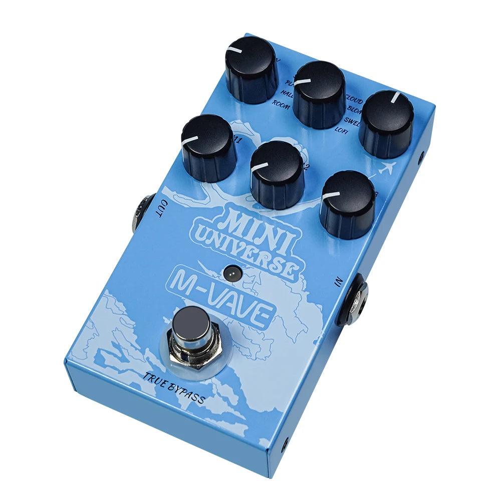 M-vave Mini Universe Digital Reverb Pedal 9 Reverb Effects Room/Shimmer/Lofi/Spring Reveb Effect Pedals Guitar Pedal - Lizard Vigilante