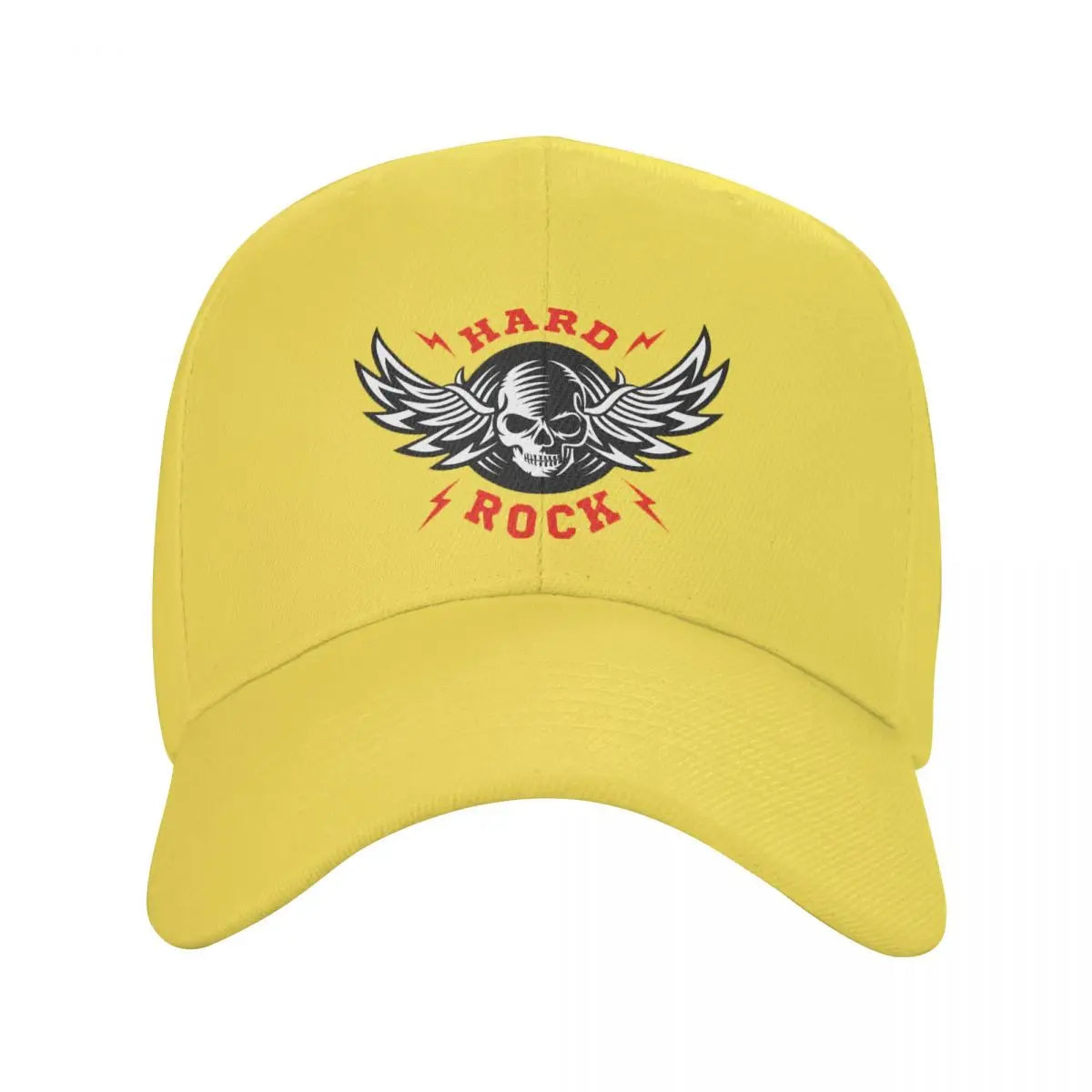 Skull Baseball Cap for Women Men Classic Rock Music Festival Logo Breathable Heavy Metal Skull Trucker Hat Outdoor - Lizard Vigilante