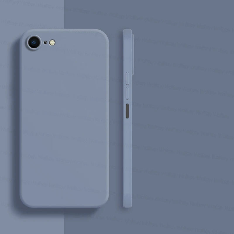 Luxury Liquid Silicone Shockproof Case For iPhone SE 2022 2020 8 7