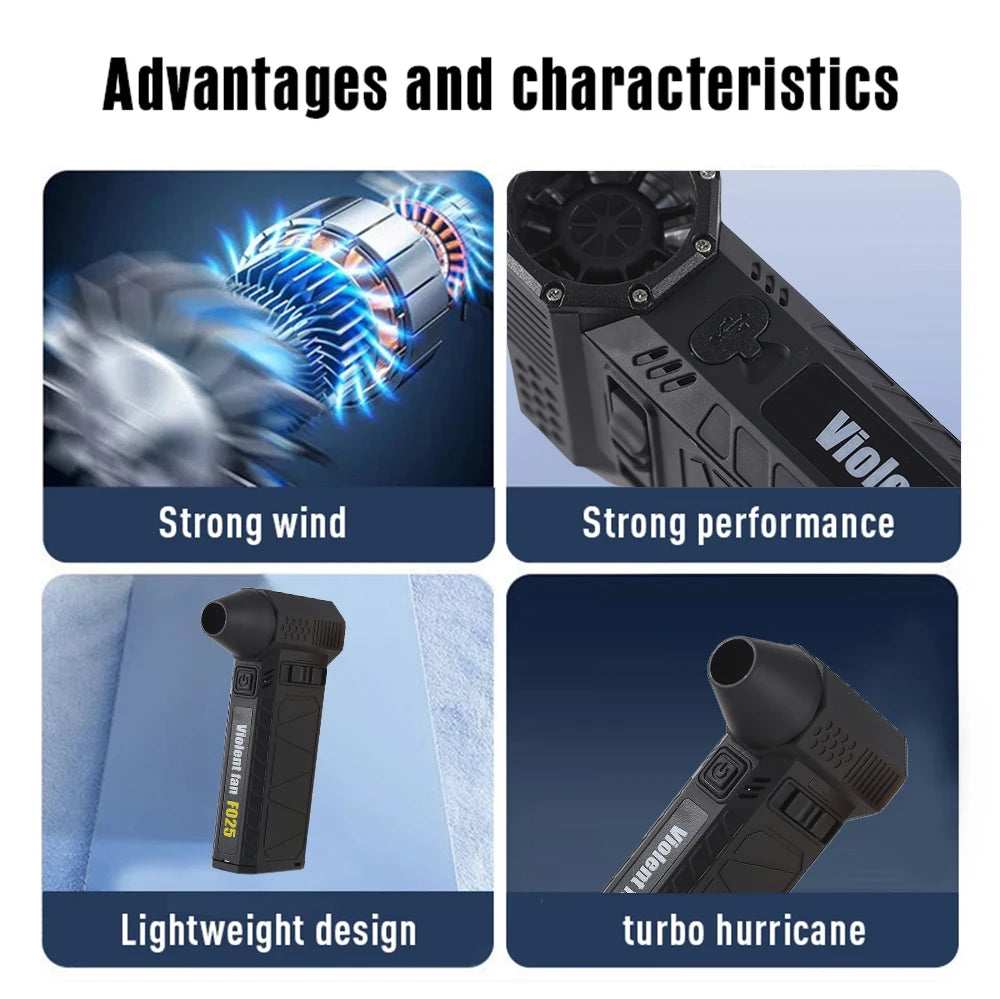 BLACKTORQ 200K RPM Turbo Air Cannon – Pro-Grade Cordless Jet Blower & Dust Cleaner with Infinite-Speed Brushless Drive - Premium air blower from dsers - Just $108.99! Shop now at Lizard Vigilante