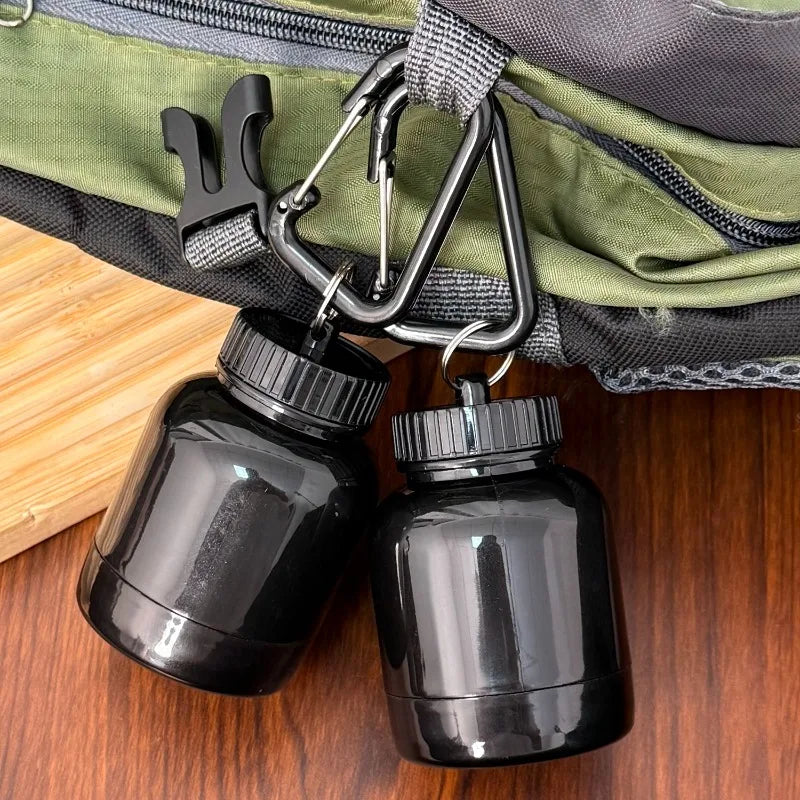 Portable Protein Powder Dispenser Food Grade PP Supplement Container for Gym Fitness Travel Sports Pre Workout Shaker Bottle