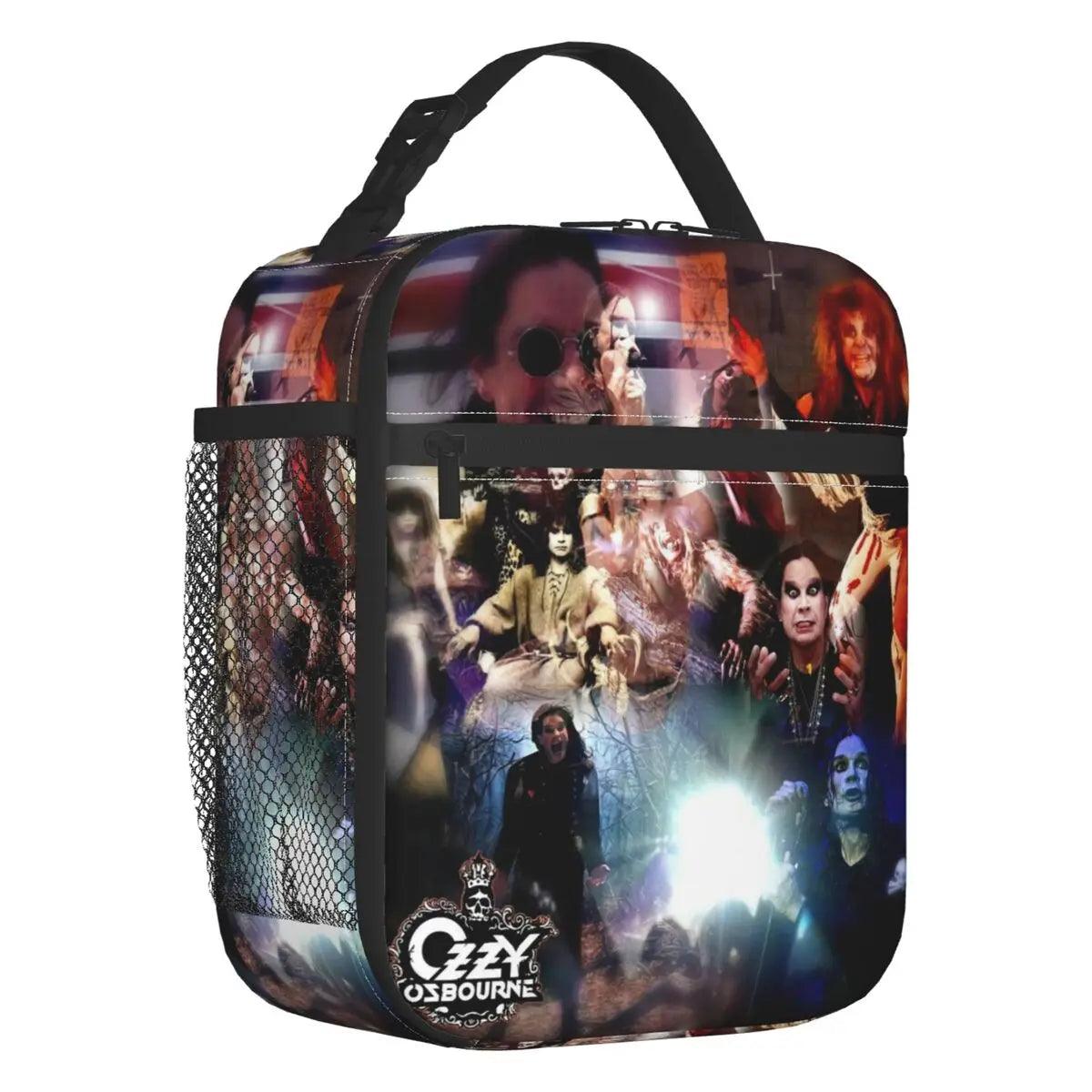 Ozzy Osbourne Heavy Metal Band Rock Lunch Bag Women Thermal Cooler Prince Of Darkness Insulated Lunch Boxes for  School - Premium cooler bag from Lizard Vigilante - Just $21.99! Shop now at Lizard Vigilante