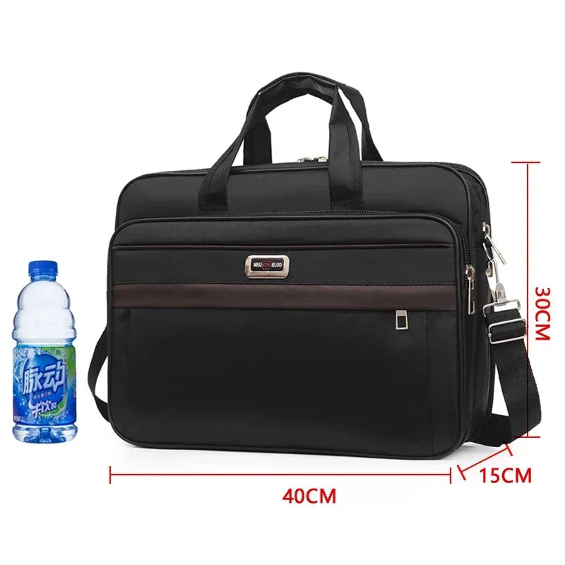 High-Capacity Briefcase Travel Laptop Protection Business Document Information Storage Bags Weekend Organizer Handbag Accessories - Premium Briefcases from Lizard Vigilante - Just $26.99! Shop now at Lizard Vigilante