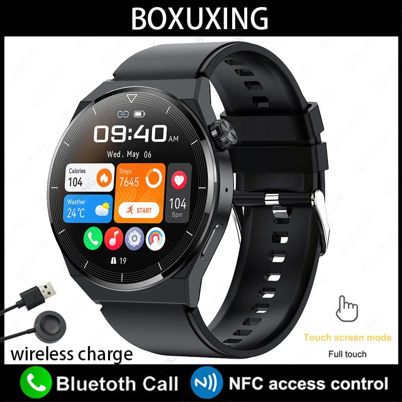 BOXUXING Huawei Xiaomi GT3 Pro Smart Watch – 1.36" AMOLED Display, Bluetooth Call, NFC, IP68 Waterproof - Premium smart watch from Lizard Vigilante - Just $64.99! Shop now at Lizard Vigilante